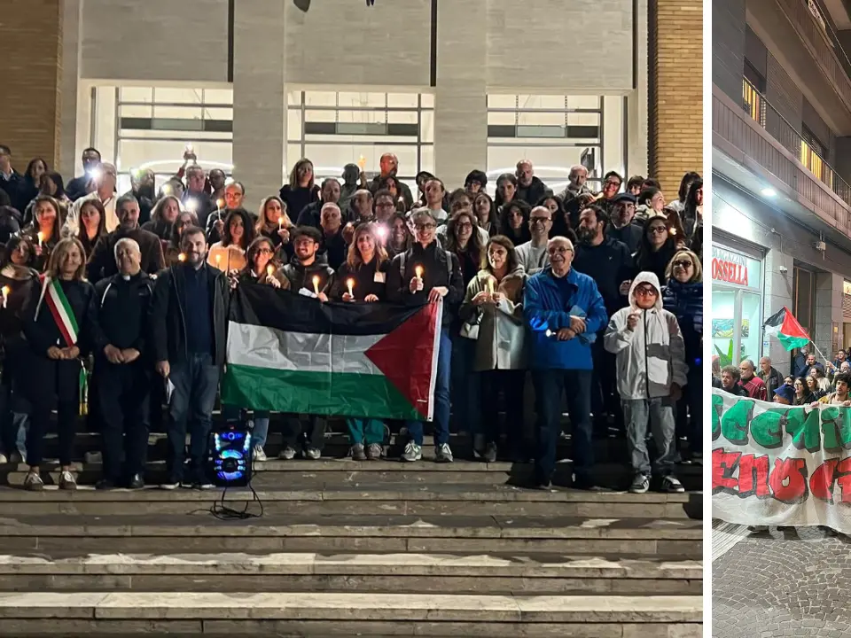 Cosenza per la Palestina, la città si prepara allo sciopero generale dopo i sit-in di ieri sera