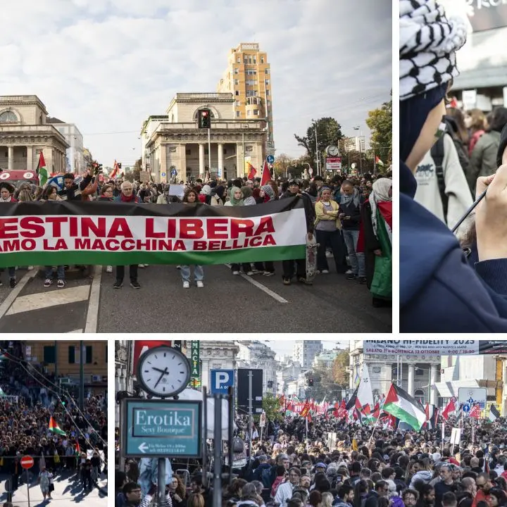 L’Italia scende in piazza per Gaza: treni cancellati e traffico in tilt. A Livorno porto bloccato mentre a Torino continua l’occupazione dell’Università\n
