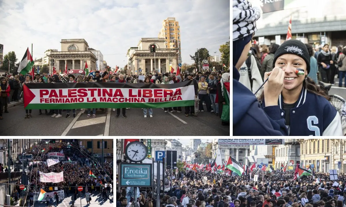 L’Italia scende in piazza per Gaza: treni cancellati e traffico in tilt. A Livorno porto bloccato mentre a Torino continua l’occupazione dell’Università\n