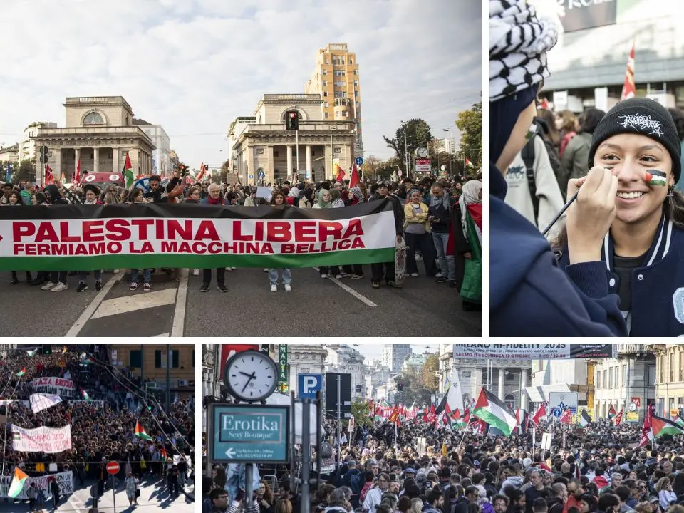 L’Italia scende in piazza per Gaza: treni cancellati e traffico in tilt. A Livorno porto bloccato mentre a Torino continua l’occupazione dell’Università
