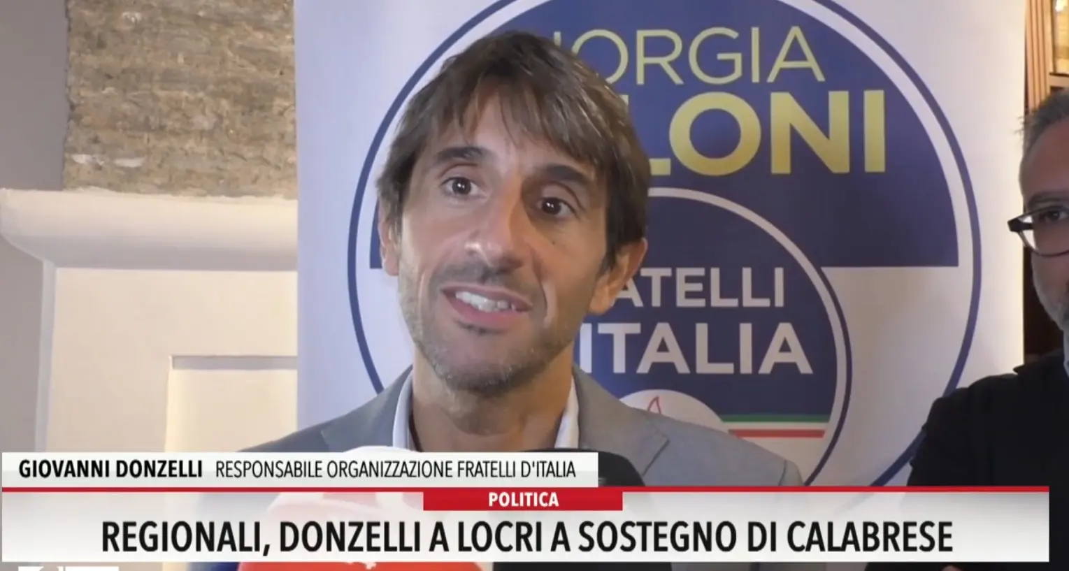 Regionali, Donzelli a Locri a sostegno di Calabrese
