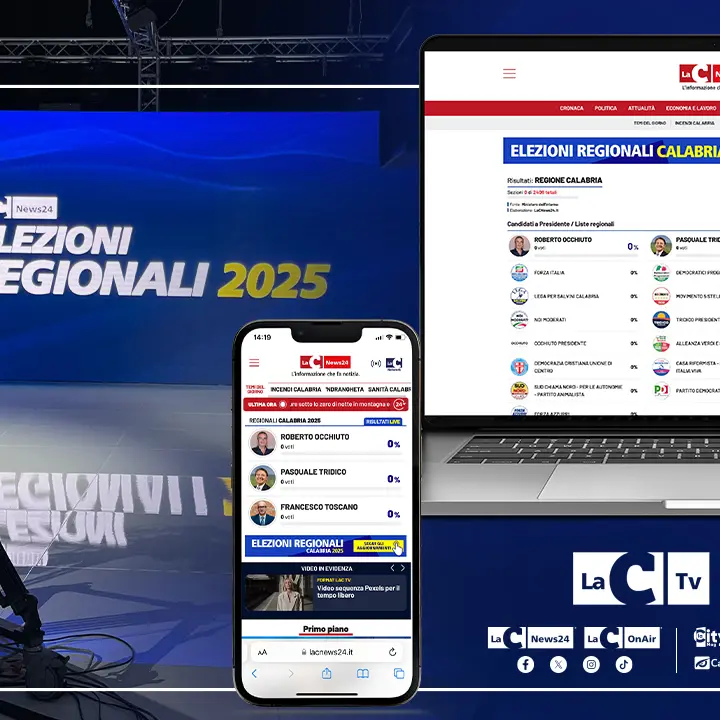 Regionali Calabria, network LaC in prima linea: lunedì speciale Tv e risultati live su\u00A0web e social con una sezione dedicata\n