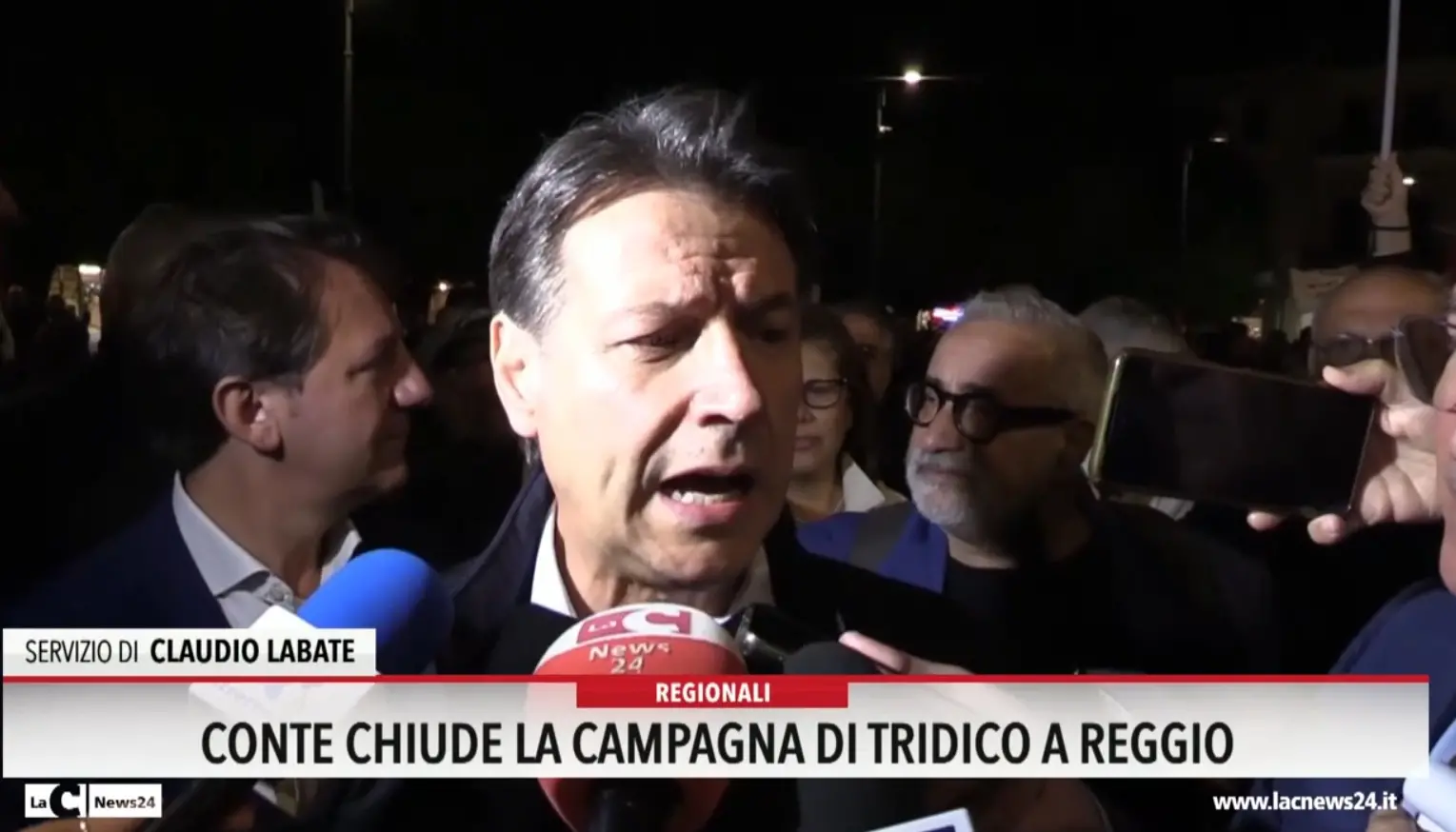 Conte chiude la campagna di Tridico a Reggio