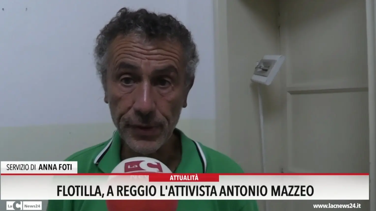 Flotilla, a Reggio l'attivista Antonio Mazzeo