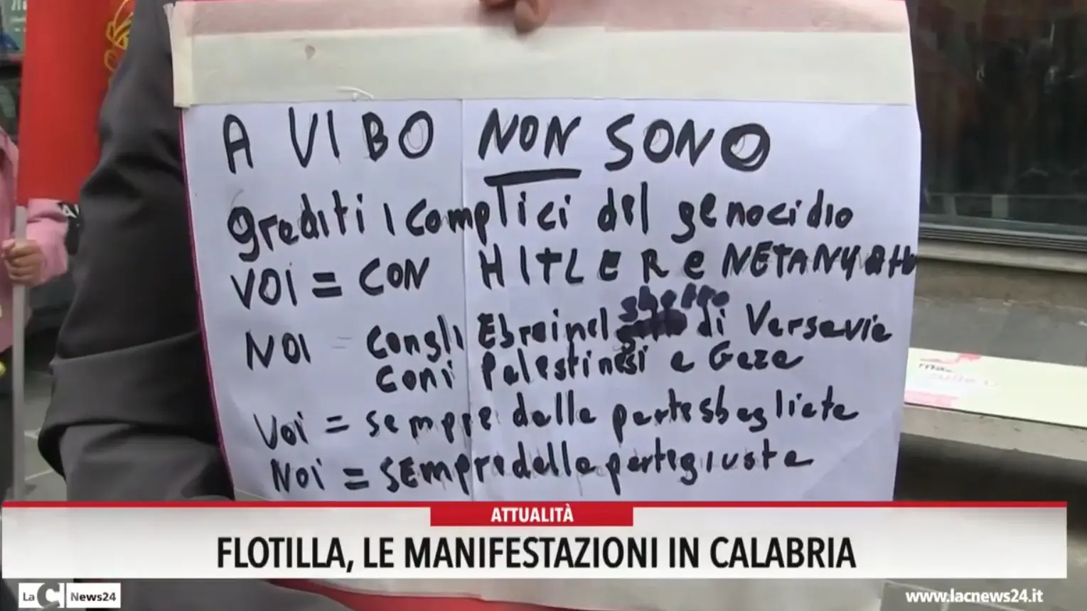 Flotilla: le manifestazioni in Calabria