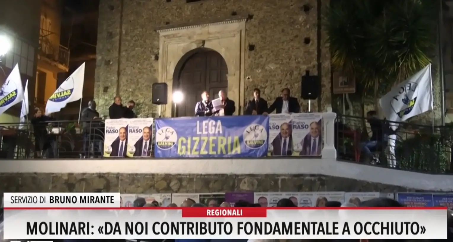 Molinari: «Da noi contributo fondamentale a Occhiuto»