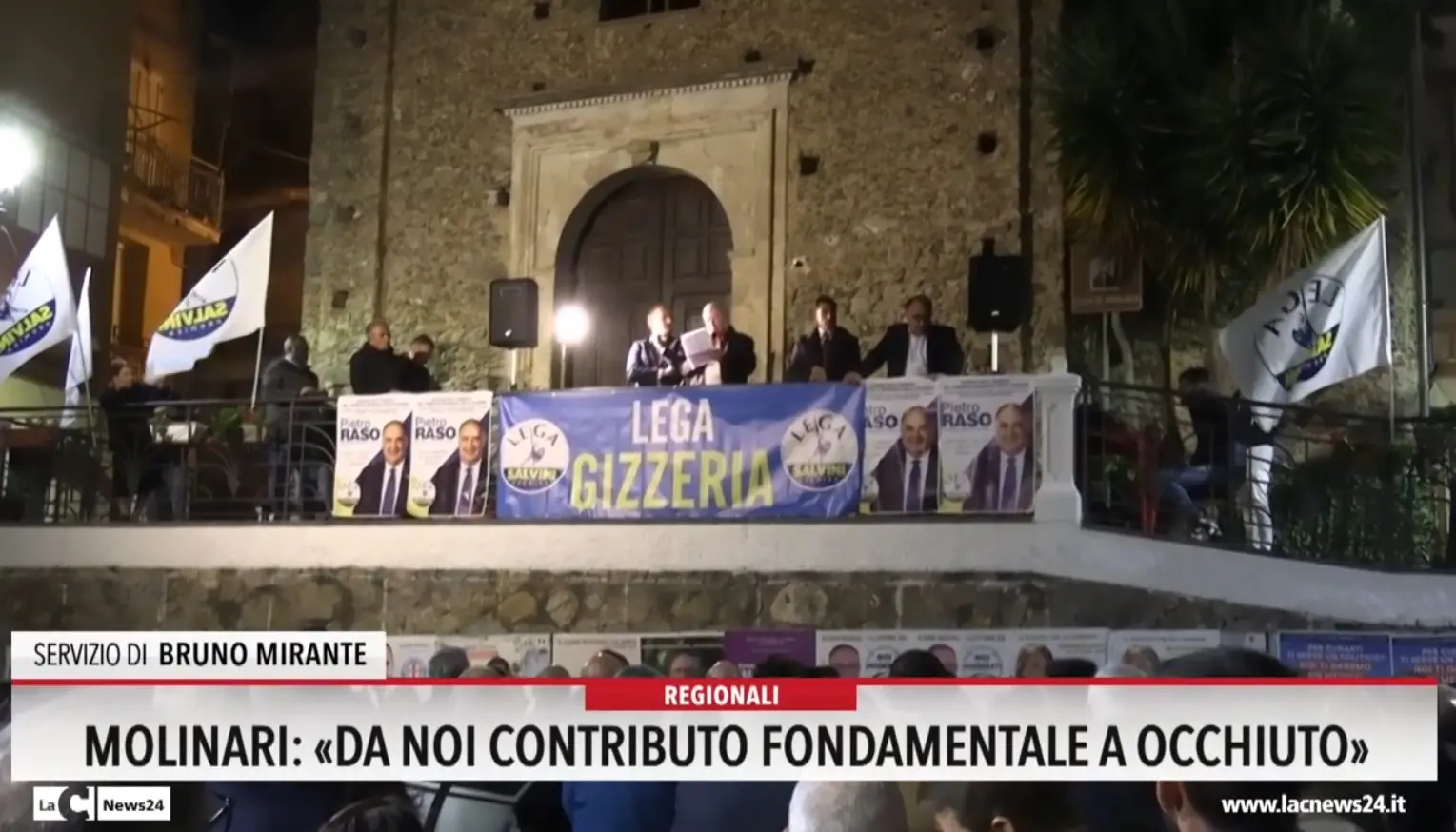 Molinari: «Da noi contributo fondamentale a Occhiuto»