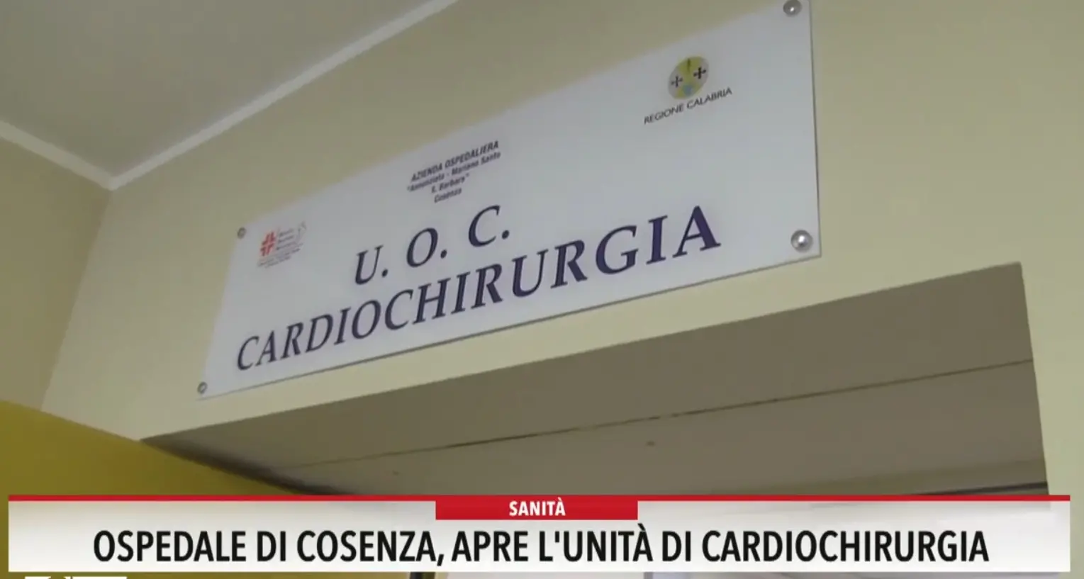 Ospedale di Cosenza: apre l'unita di cardiochirurgia