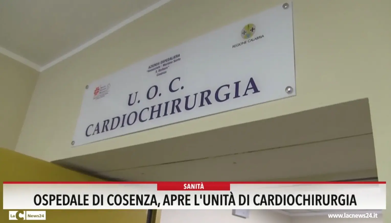 Ospedale di Cosenza: apre l'unita di cardiochirurgia