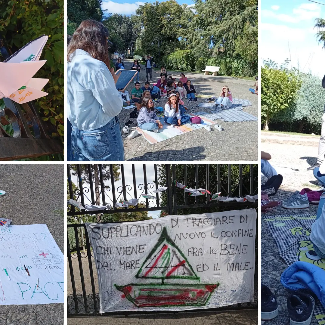 San Marco Argentano, origami e speranza per la pace a Gaza\n