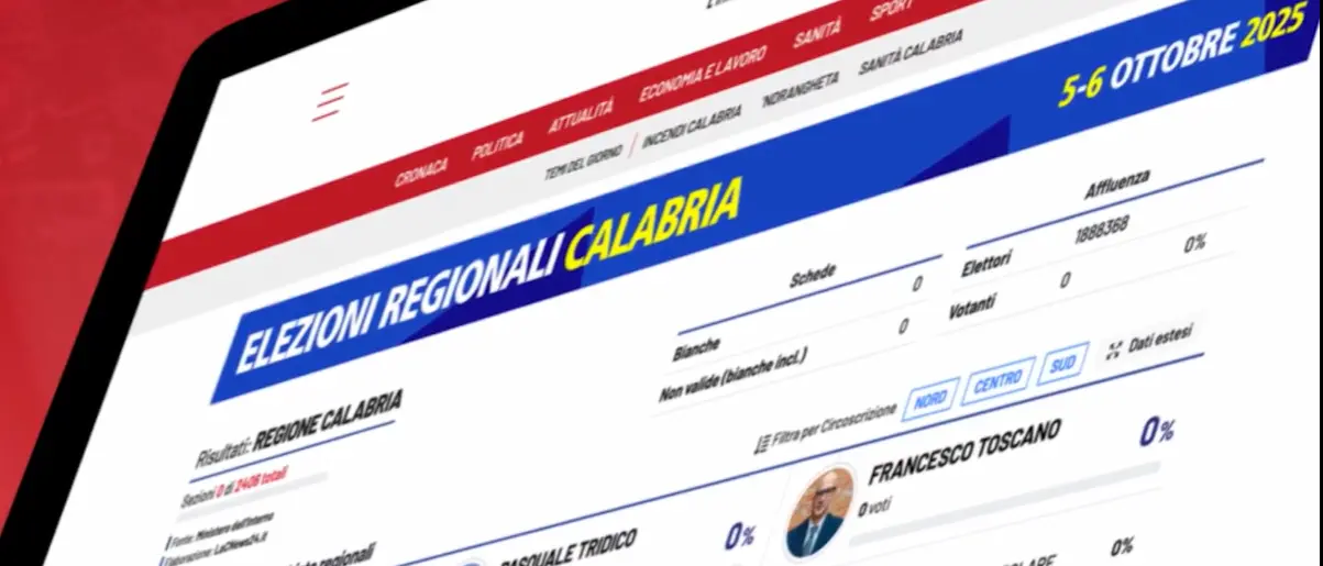 Regionali Calabria: il\u00A0Network LaC lancia il nuovo e innovativo sistema dati in tempo reale\n