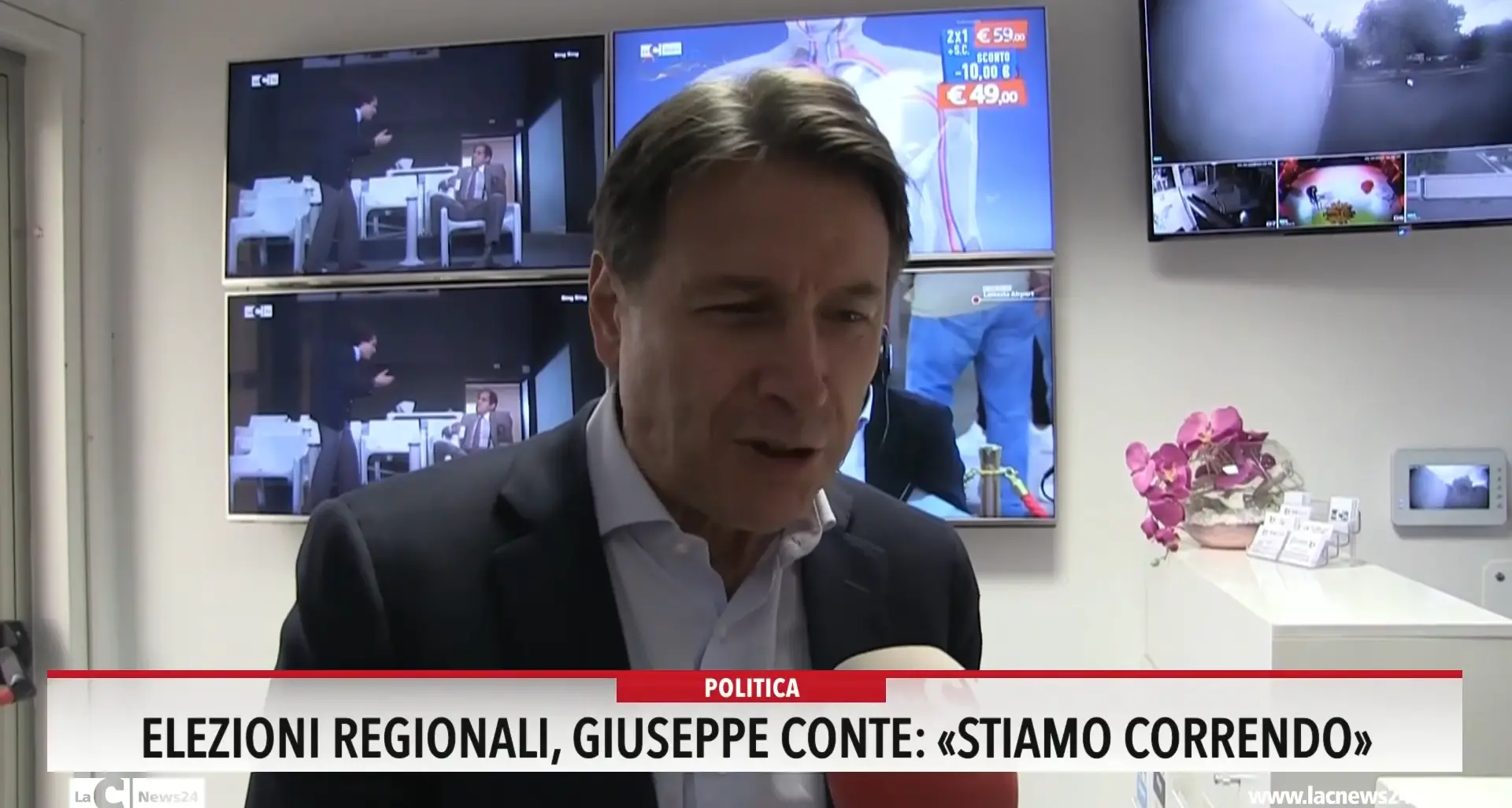 Elezioni regionali, Giuseppe Conte: «Stiamo correndo»