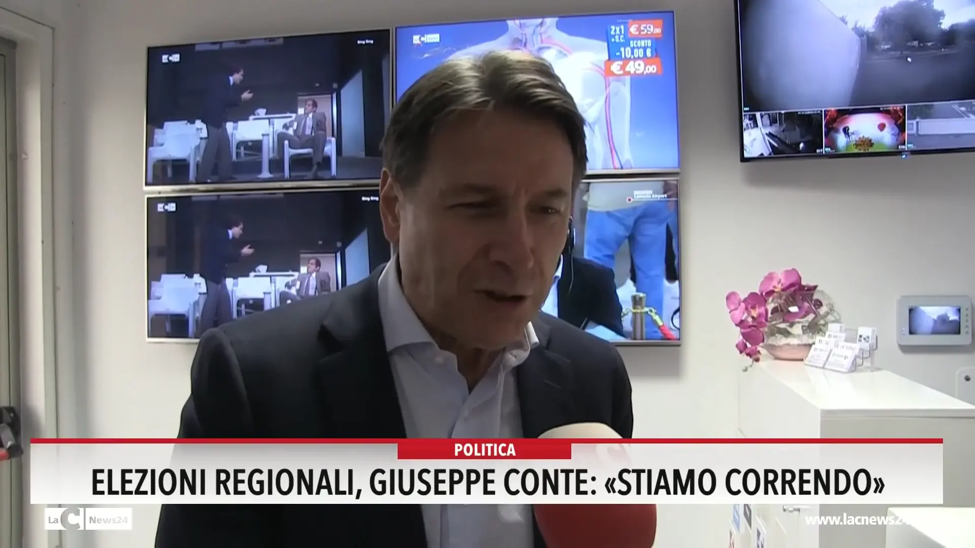 Elezioni regionali, Giuseppe Conte: «Stiamo correndo»