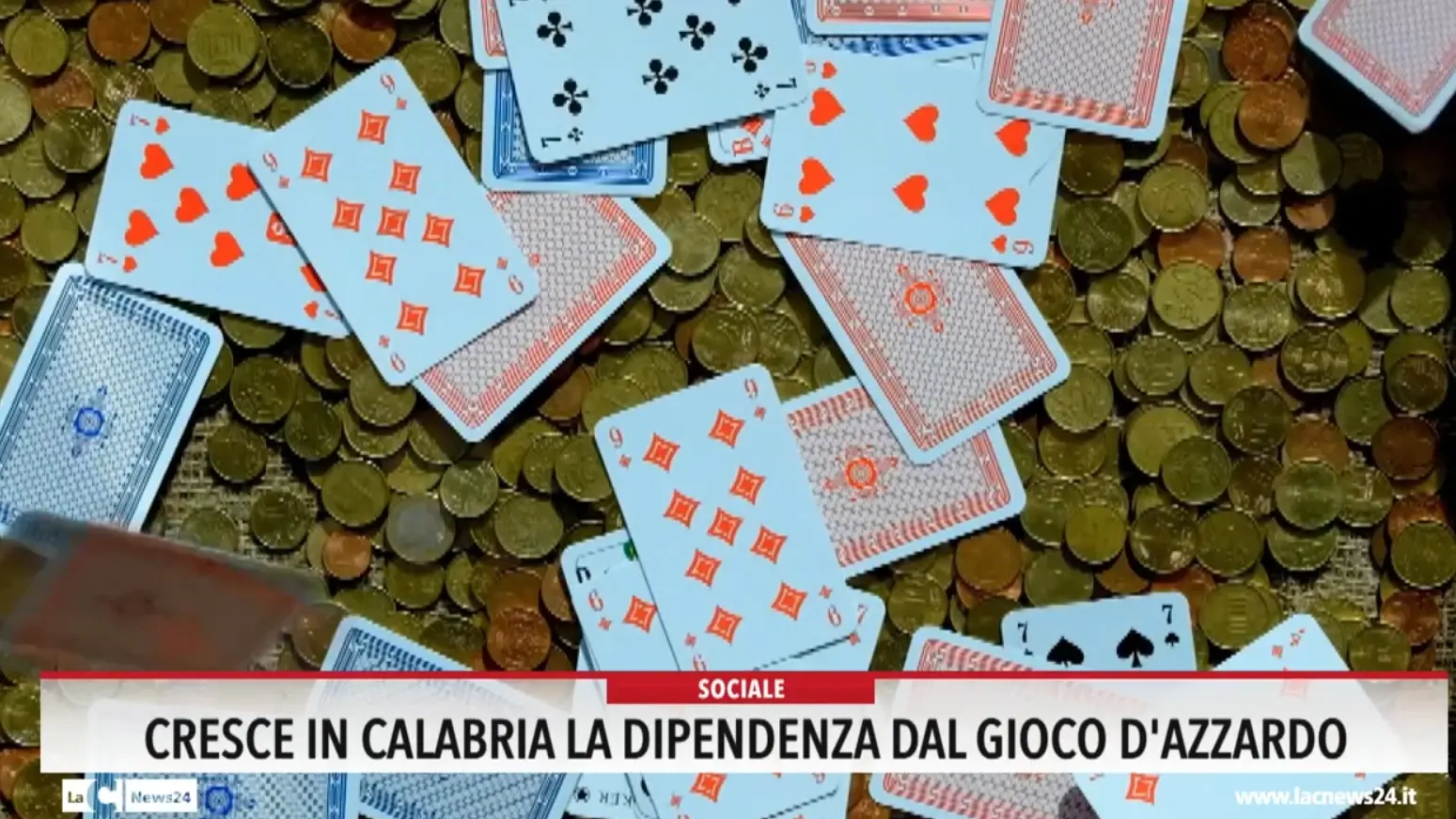 Cresce in Calabria la dipendenza dal gioco d'azzardo