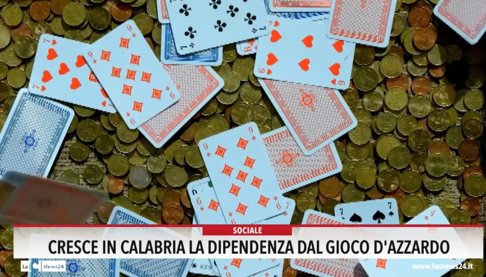 Cresce in Calabria la dipendenza dal gioco d'azzardo