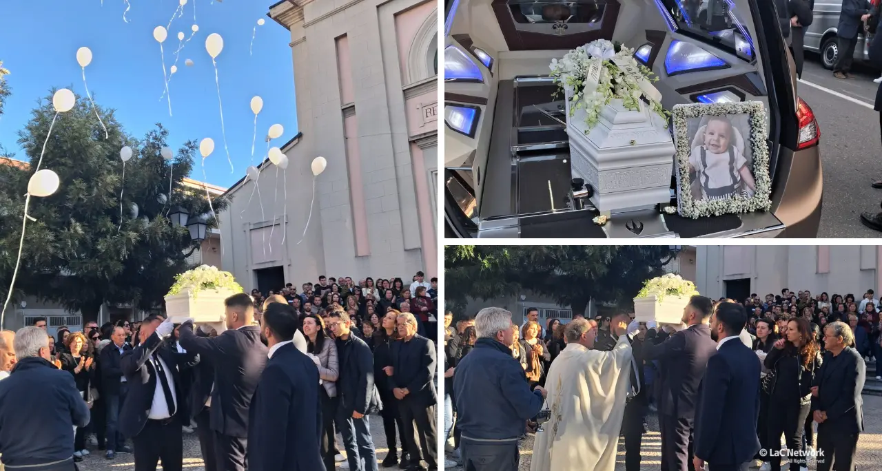 Paravati, dolore immenso ai funerali del piccolo Leonardo. Il sacerdote: «Non ci sono risposte, solo la fede»\n