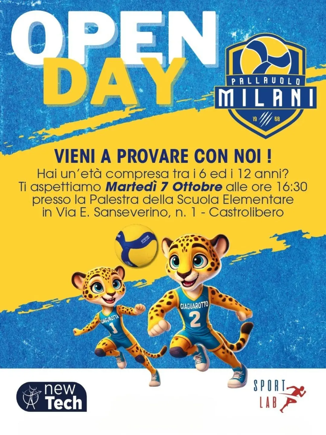 Milani Rende, open day per avvicinare i bambini allo sport
