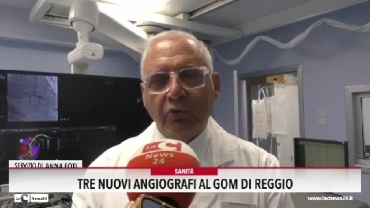Tre nuovi angiografi al Gom di Reggio