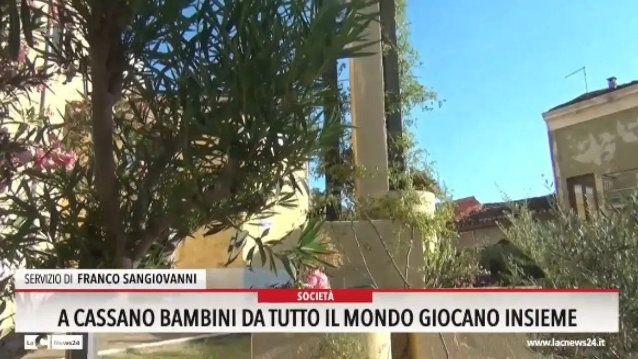 A Cassano bambini da tutto il mondo giocano insieme