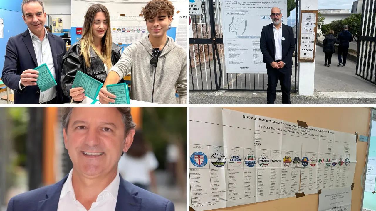 Regionali Calabria, affluenza alle 12 al 7,70%. Hanno già votato Occhiuto e Toscano. In campo anche Tridico