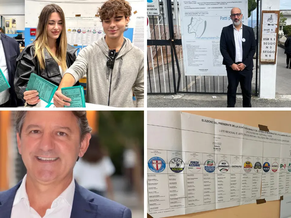 Regionali Calabria, affluenza alle 12 al 7,70%. Hanno già votato Occhiuto e Toscano. In campo anche Tridico