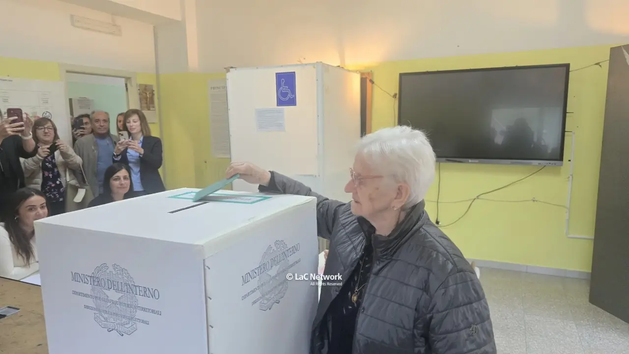 <p>La centenaria Maria Filomena Sarro</p>\\n