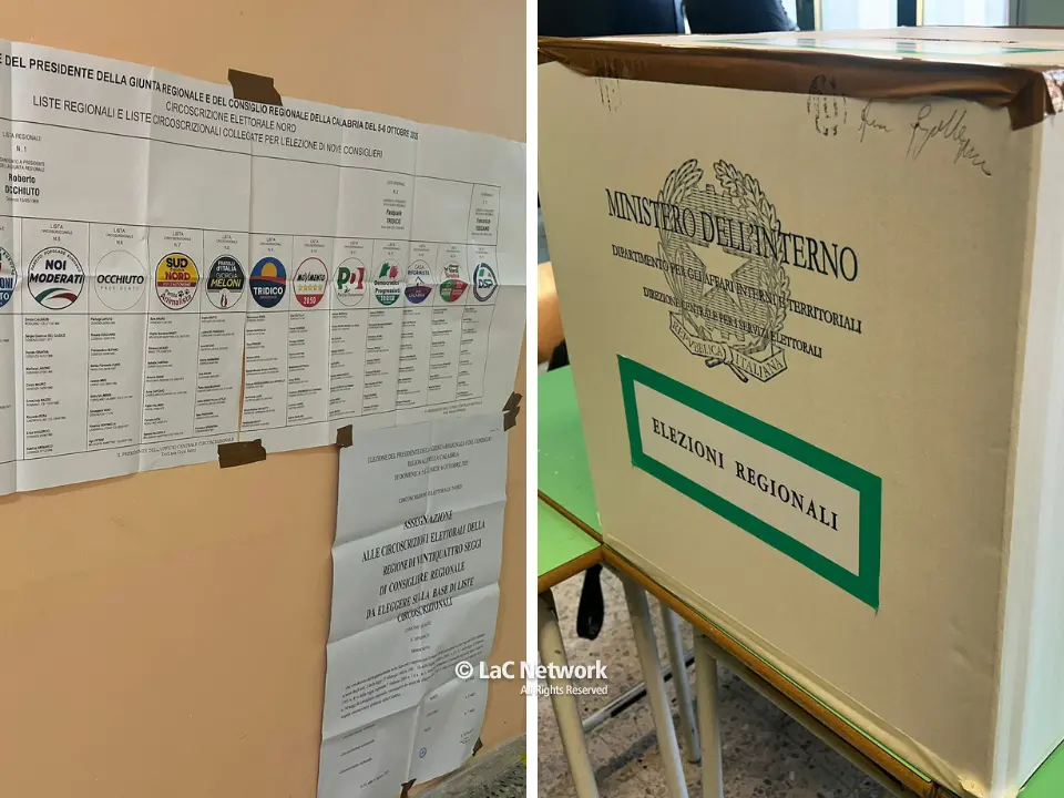 Regionali Calabria, alle 23 l’affluenza è al 29% (in lieve calo rispetto al 2021): Reggio in testa, Cosenza ultima