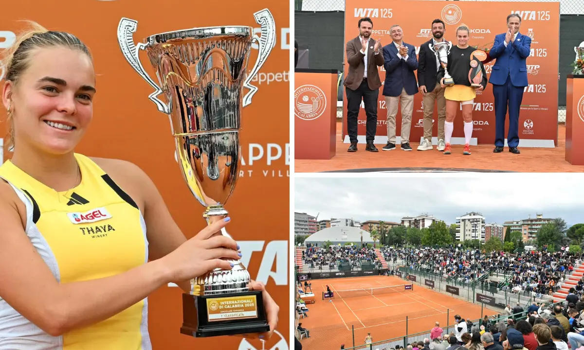 Rende, Sara Bejlek è la regina del WTA 125 del Chiappetta Sport Village