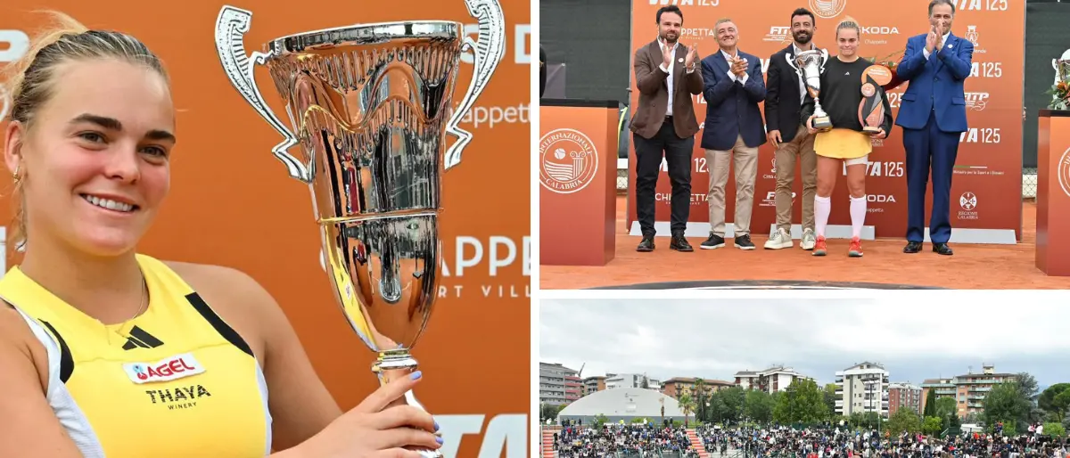 Rende, Sara Bejlek è la regina del WTA 125 del Chiappetta Sport Village