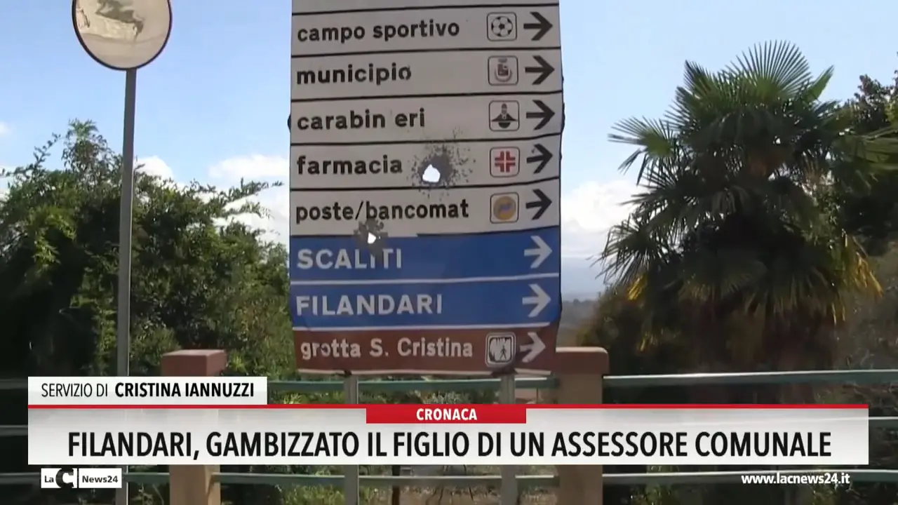 Filandari, gambizzato il figlio di un assessore comunale