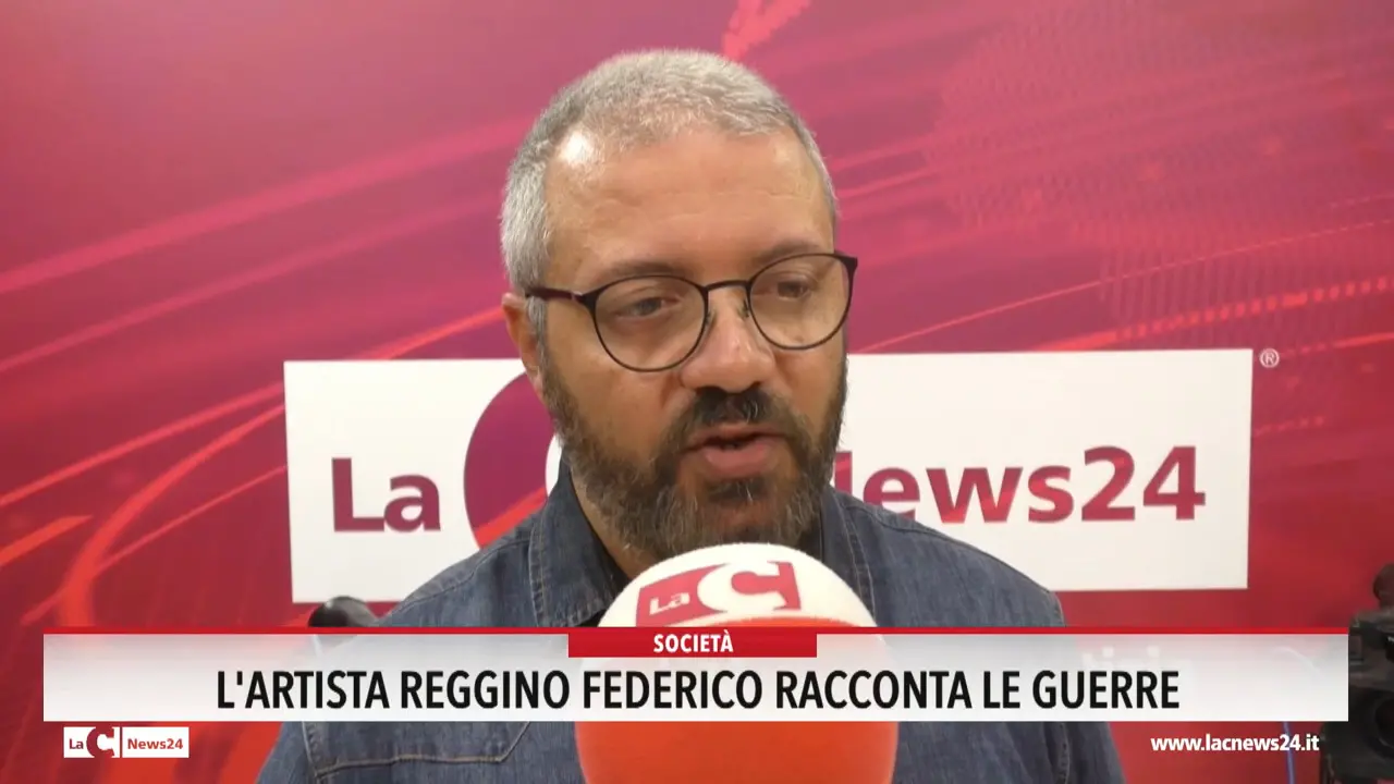 L'artista reggino Antonio Federico racconta le guerre