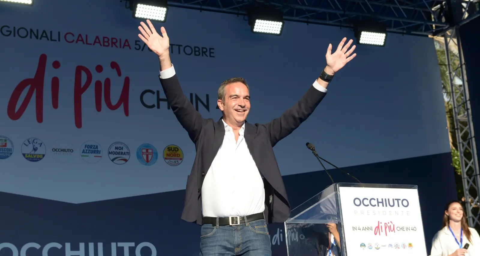 Regionali Calabria, Occhiuto vola nelle proiezioni: governatore uscente al 58%, Tridico al 41\n