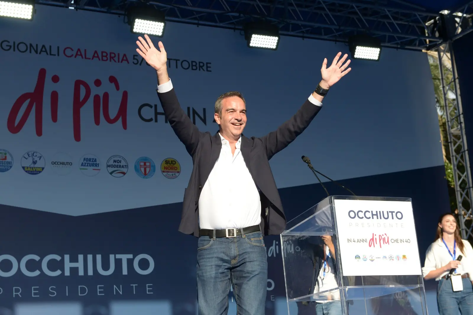 Regionali Calabria, Occhiuto vola nelle proiezioni: governatore uscente al 58%, Tridico al 41\n
