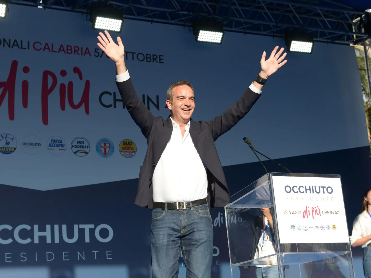 Regionali Calabria, Occhiuto vola nelle proiezioni: governatore uscente al 58%, Tridico al 41