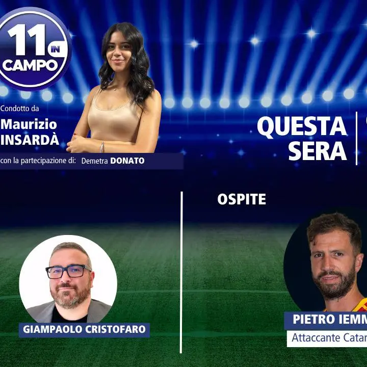 Il capitano del Catanzaro Pietro Iemmello ospite di “11 in campo”: appuntamento alle 22.30 su LaC Tv\u00A0\n
