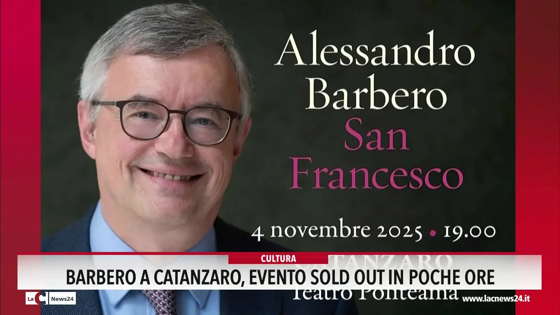 Barbero a Catanzaro, evento sold out in poche ore