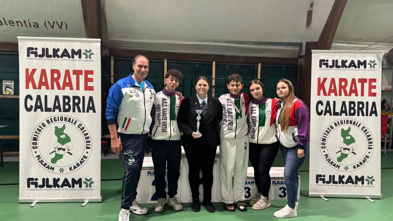 Karate, Virtus Vibo Valentia protagonista: Fazio, Buzzese e Arturo qualificati ai Campionati italiani esordienti\n