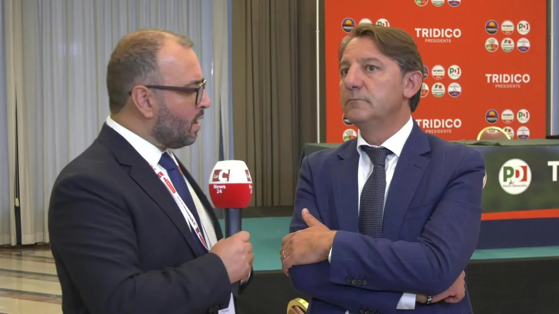 Regionali, intervista a Pasquale Tridico dopo il risultato elettorale
