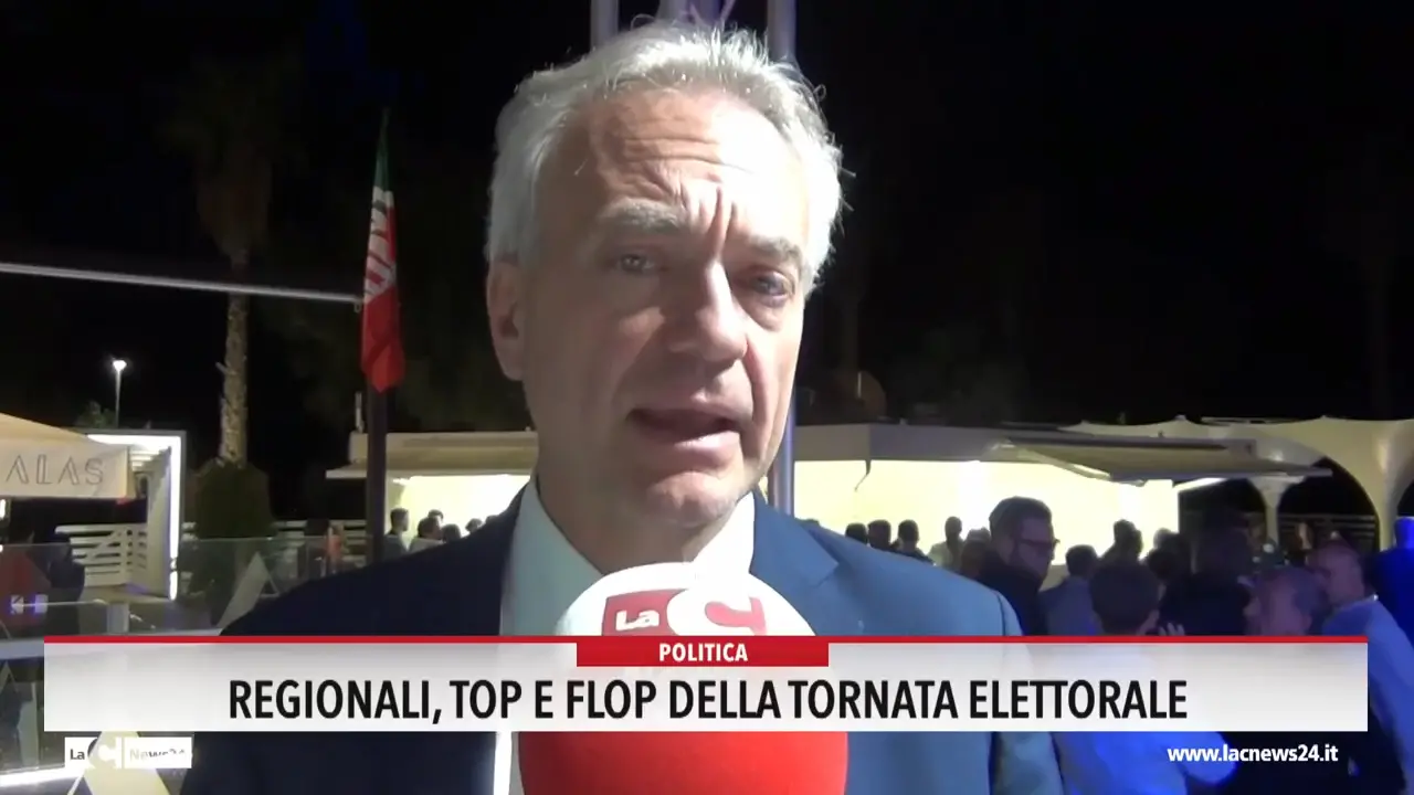 Regionali, top e flop della tornata elettorale
