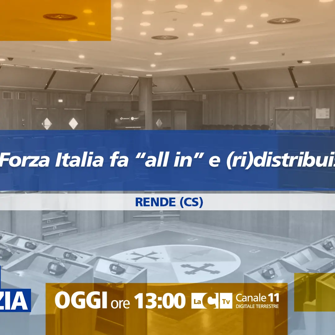 Regionali, Forza Italia fa “all in” e (ri)distribuisce le carte: approfondimento a Dentro la notizia