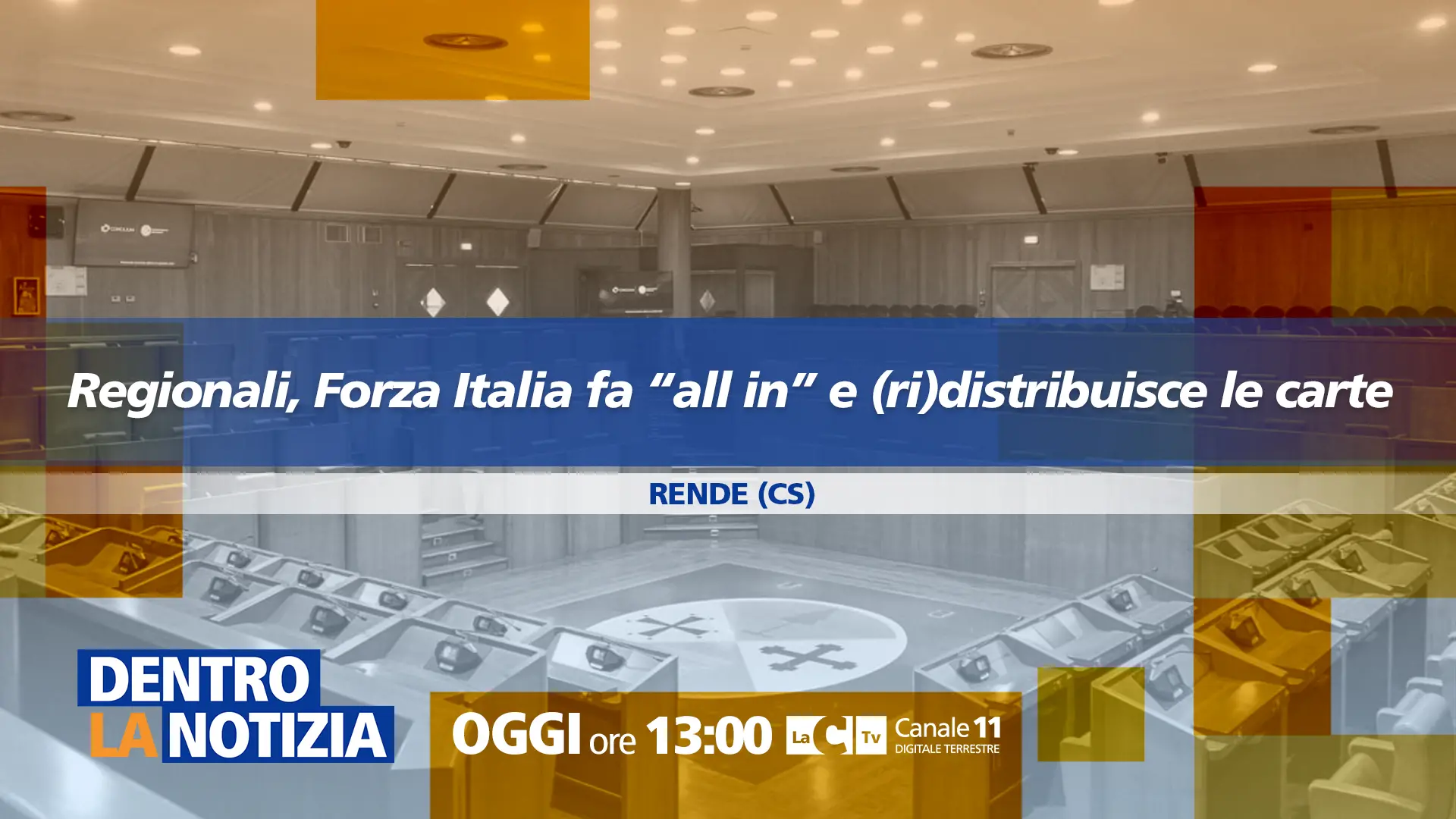 Regionali, Forza Italia fa “all in” e (ri)distribuisce le carte: approfondimento a Dentro la notizia