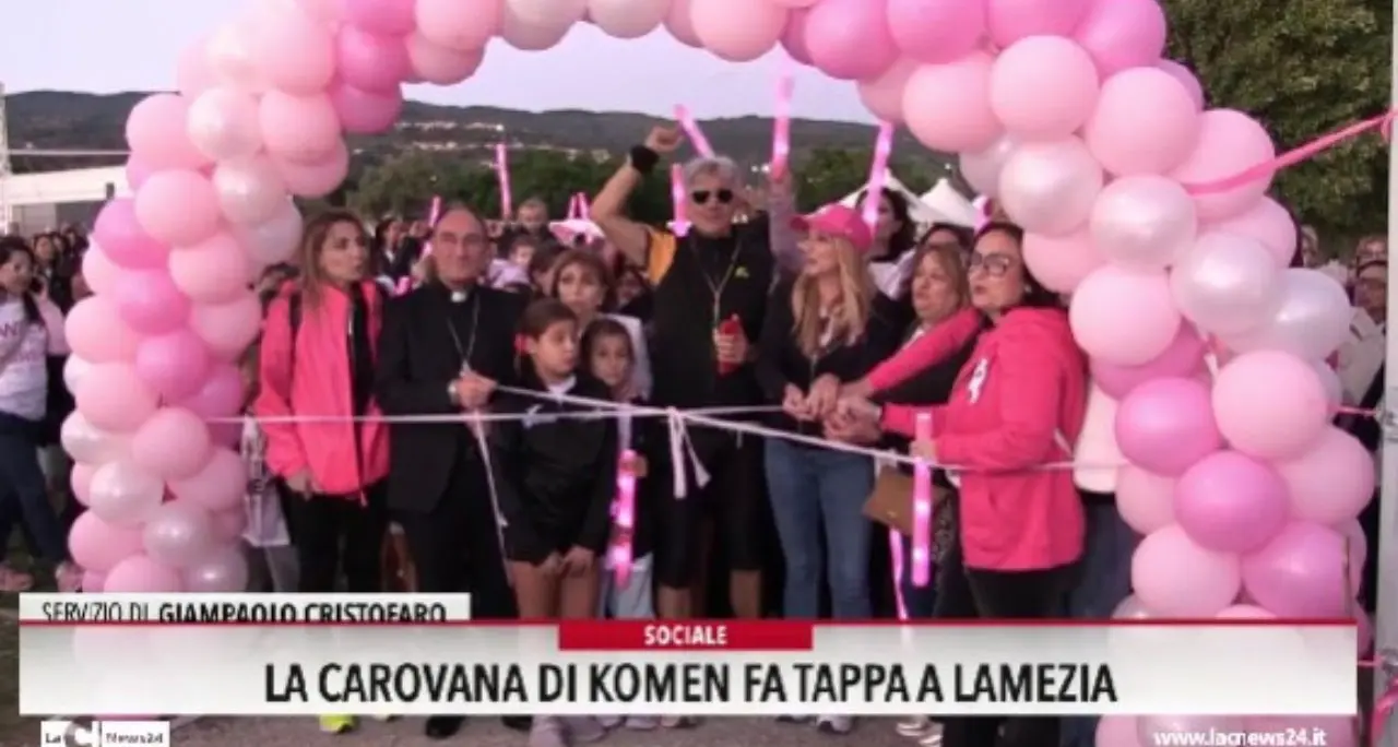 La carovana di Komen fa tappa a Lamezia