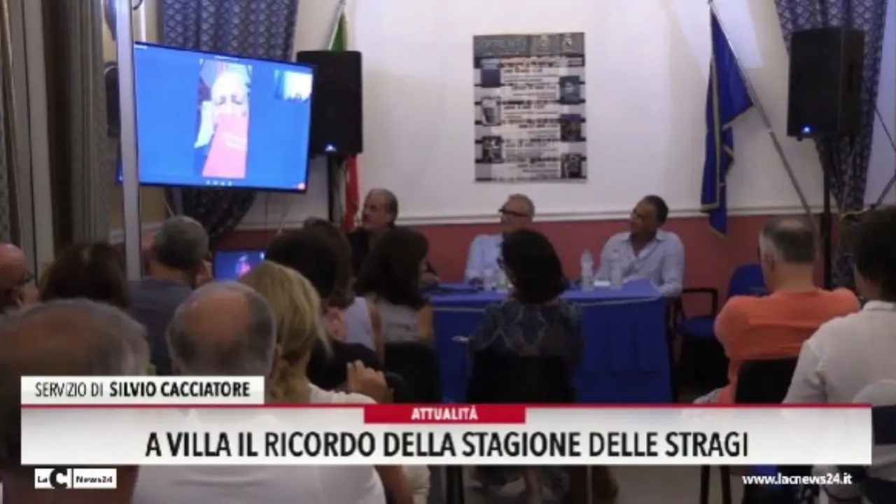 A Villa il ricordo della stagione delle stragi