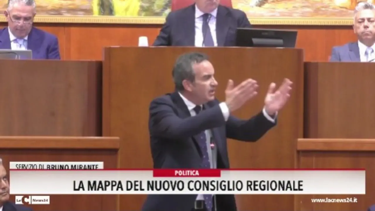La mappa del nuovo Consiglio regionale