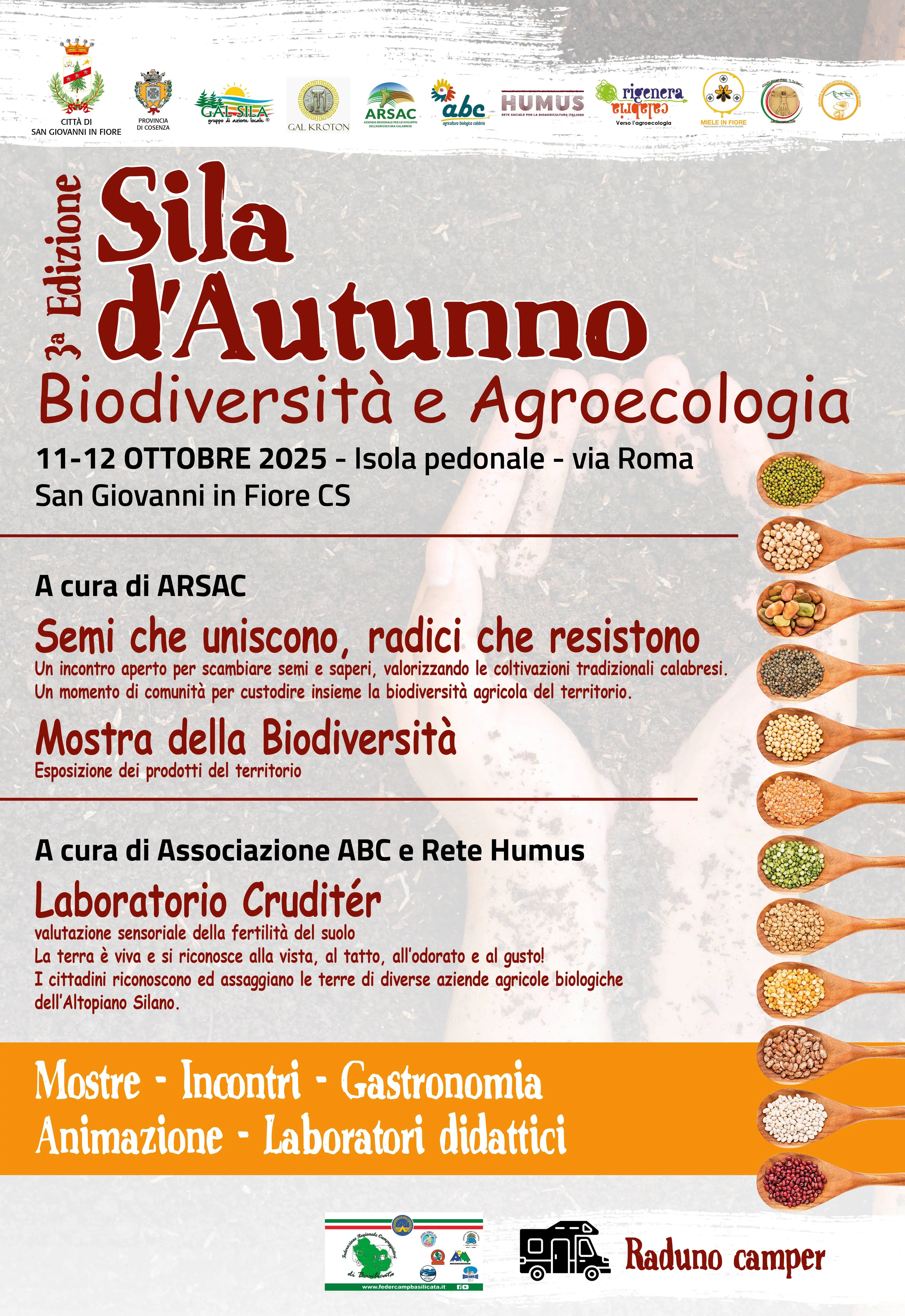 Sila d’autunno, laboratori didattici e degustazioni a San Giovanni in Fiore