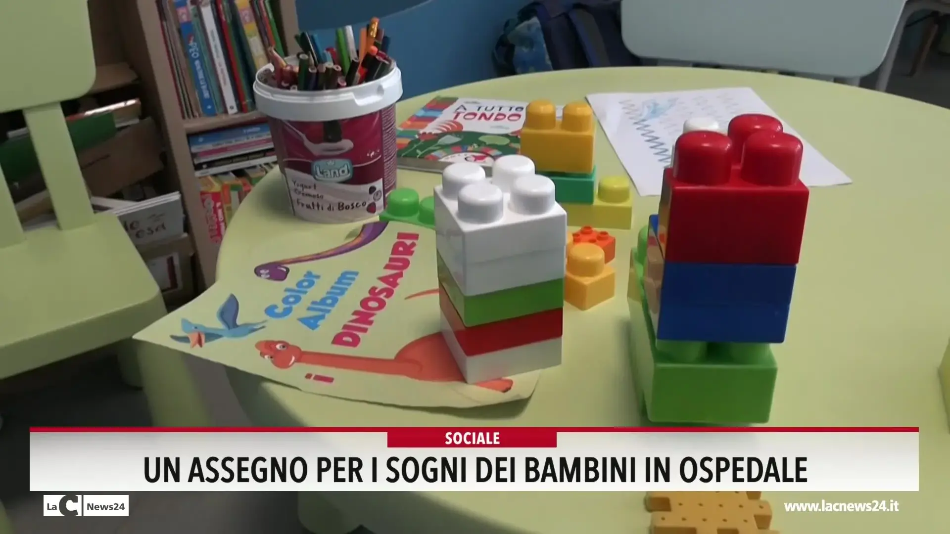 Un assegno per i sogni dei bambini in ospedale
