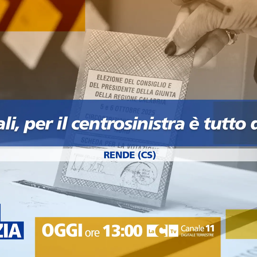 Regionali Calabria, a Dentro la Notizia l’analisi del voto con Enza Bruno Bossio: appuntamento alle 13 su LaC