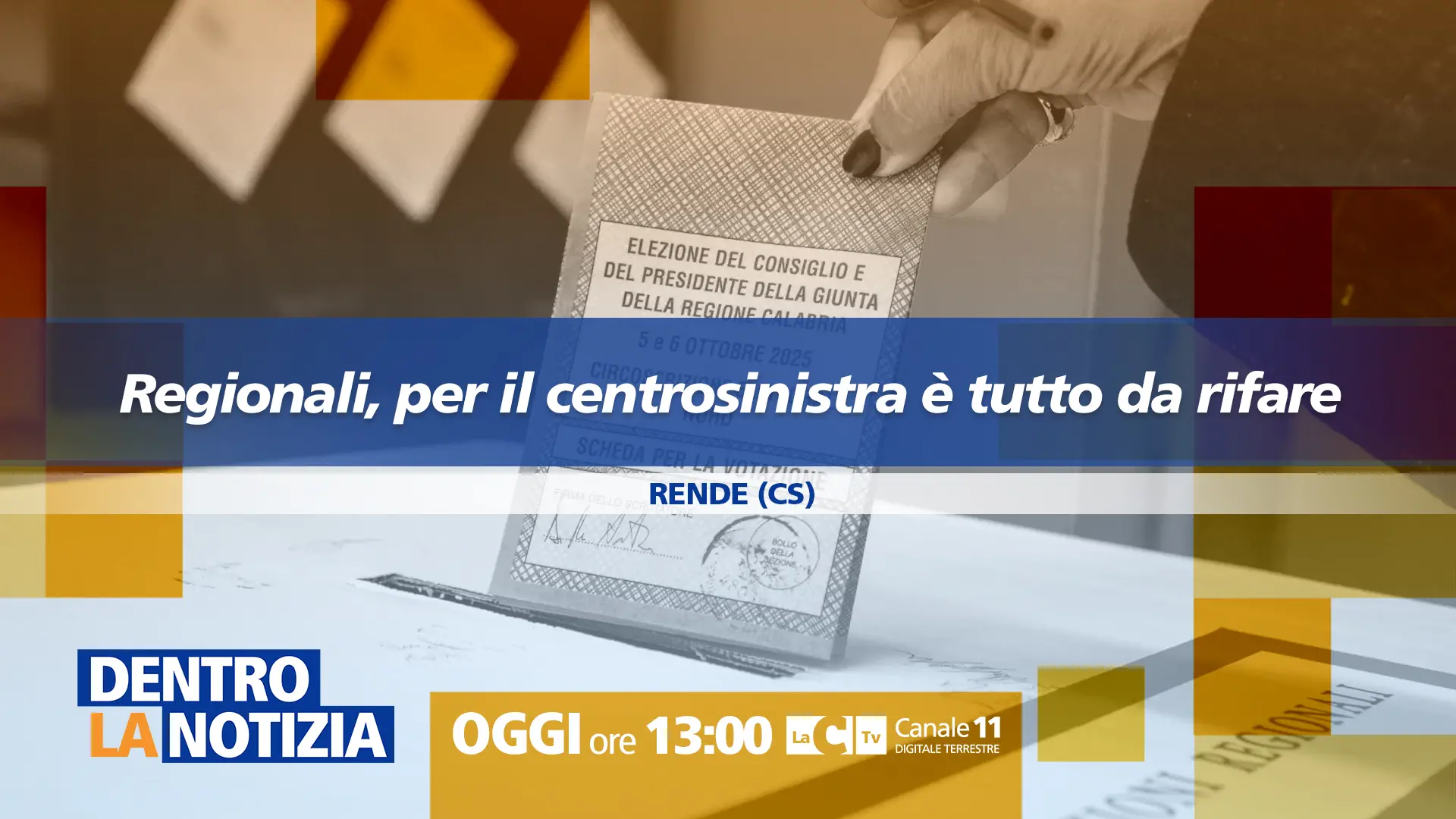 Regionali Calabria, a Dentro la Notizia l’analisi del voto con Enza Bruno Bossio: appuntamento alle 13 su LaC