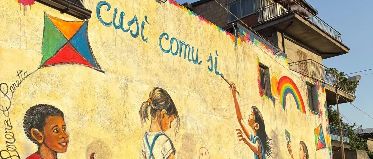 A Martone un maxi murale sui temi dell’inclusione e dell’accoglienza