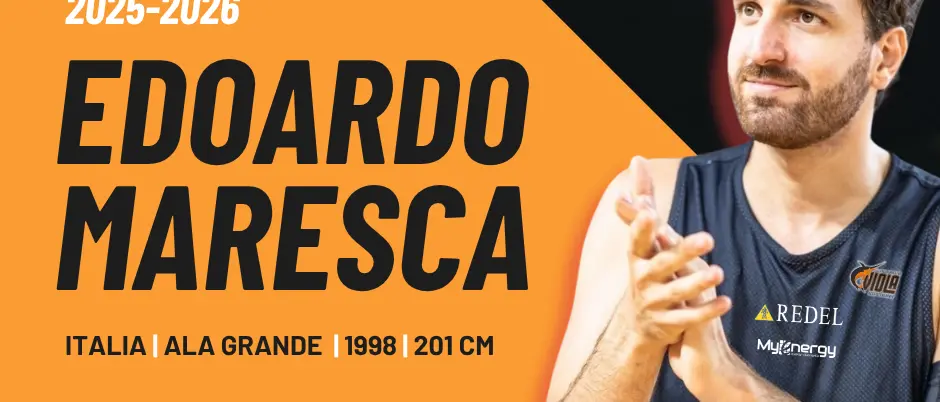 Reggio, Viola Basket: nuovo acquisto per la squadra con Edoardo Maresca
